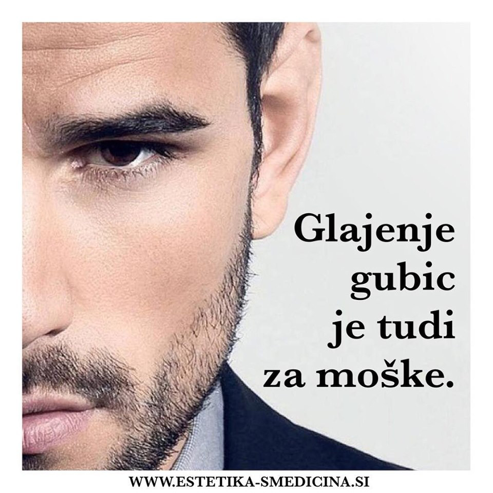 Glajenje gubic z botoksom je tudi za mo&scaron;ke